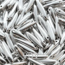 Намистини THORN (металізований, срібний) (10 г)