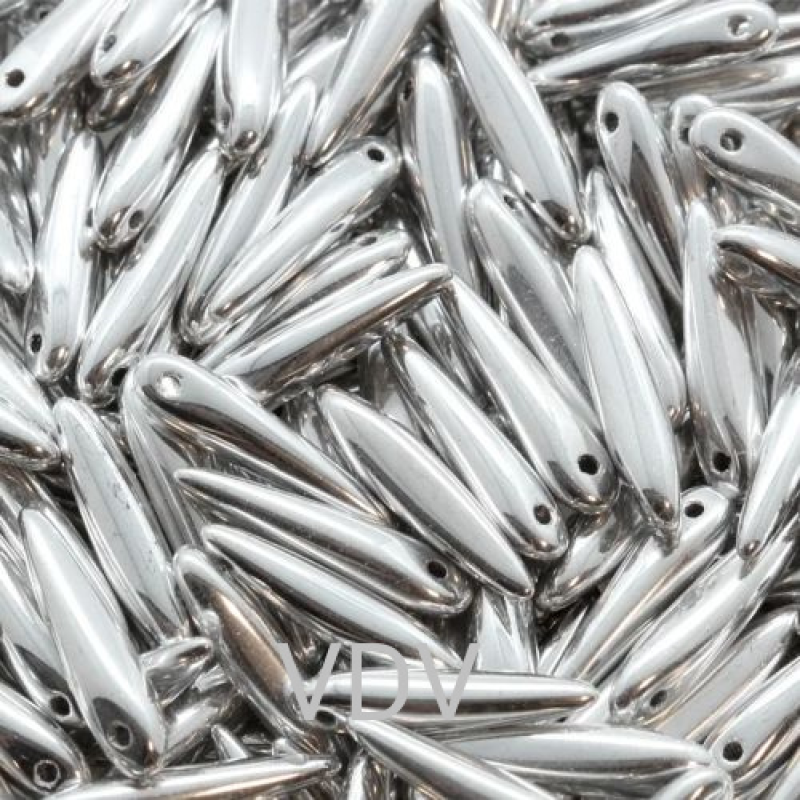 Намистини THORN (металізований, срібний) (10 г) Намистини THORN (металізований, срібний) (10 г)