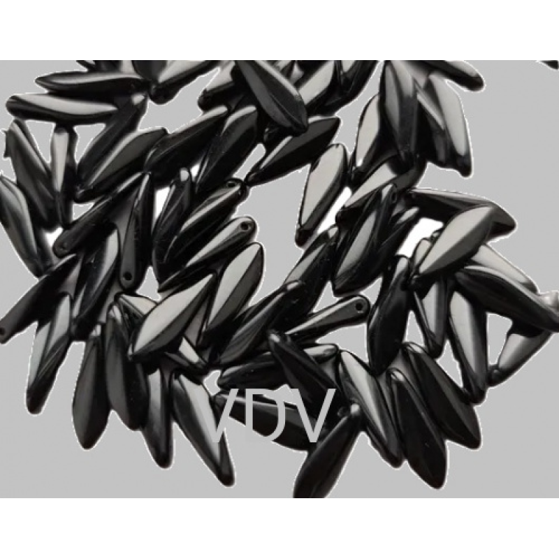 Намистини DAGGERS (натуральні чорні) 23980, розмір 5*16 мм (10 г) Намистини DAGGERS (натуральні чорні) 23980, розмір 5*16 мм (10 г)