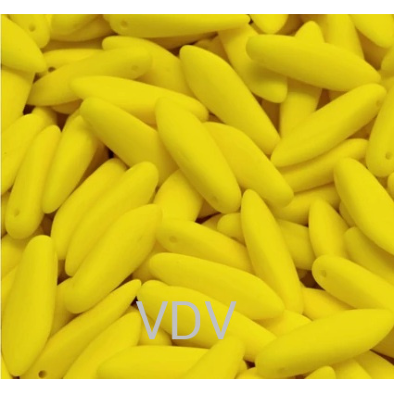 Намистини DAGGERS (натуральний жовтий), розмір 5*16 мм (10 г) Намистини DAGGERS (натуральний жовтий), розмір 5*16 мм (10 г)