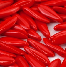 Намистини DAGGERS (натуральні червоні) 93200, розмір 5*16 мм (10 г)
