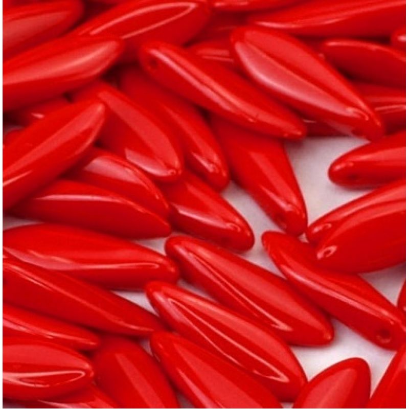 Намистини DAGGERS (натуральні червоні) 93200, розмір 5*16 мм (10 г) Намистини DAGGERS (натуральні червоні) 93200, розмір 5*16 мм (10 г)