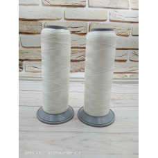 Нитка бісерна монокордова Cordem № 60, колір білий. 600 метрів