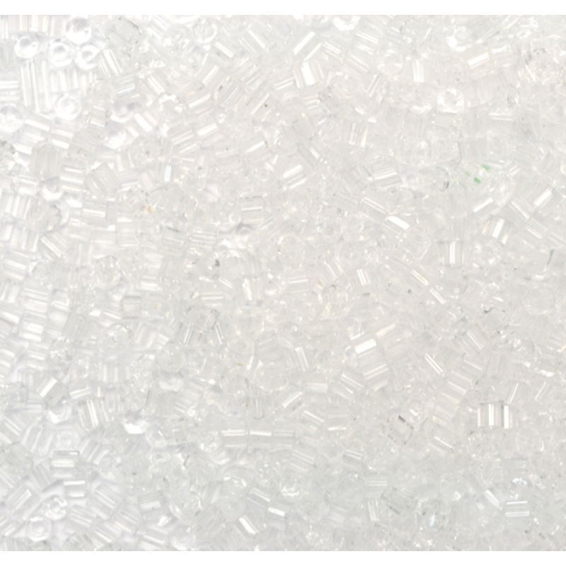 00050 бісер №10 Preciosa (Чехія) 5 грамів. Прозорий