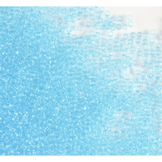 123-10/0-60000 Бісер Чехія (прозорий, небесно-блакитний), упаковка 50 грамів 123-10/0-60000 Бісер Чехія (прозорий, небесно-блакитний), упаковка 50 грамів