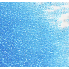 124-10/0-60030 Бісер Чехія (прозорий, лазурно-блакитний), упаковка 50 грамів 124-10/0-60030 Бісер Чехія (прозорий, лазурно-блакитний), упаковка 50 грамів