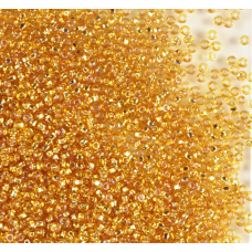 17059-10/0 Бісер Чехія (блискучий золотий райдужний), упаковка 50 грамів 17059-10/0 Бісер Чехія (блискучий золотий райдужний), упаковка 50 грамів