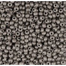 16949 бісер №10 Preciosa (Чехія) 5 грамів. Периновий сірий