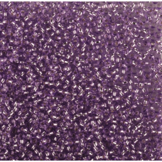 78123 бісер №10 Preciosa (Чехія) 5 грамів. Блискучий із срібною серединкою