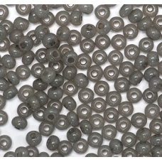 02141 бісер №10 Preciosa (Чехія) 5 грамів. Алебастровий сірий