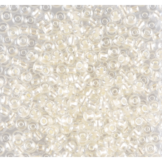 728-10/0-382PI Бісер Чехія (глазурований, молочний), упаковка 50 грамів