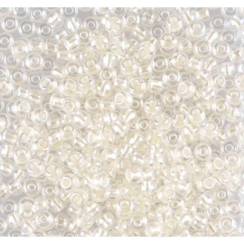 728-10/0-382PI Бісер Чехія (глазурований, молочний), упаковка 50 грамів