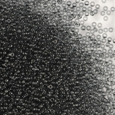 133-10/0-40010 Бісер Чехія (прозорий, чорнильно-сірий), упаковка 50 грамів 133-10/0-40010 Бісер Чехія (прозорий, чорнильно-сірий), упаковка 50 грамів
