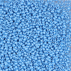 16736-10/0 Бісер Чехія (перламутровий, синій світлий), упаковка 50 грамів 16736-10/0 Бісер Чехія (перламутровий, синій світлий), упаковка 50 грамів