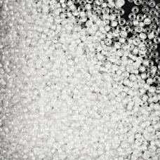 38602 бісер №10 Preciosa (Чехія) 5 грамів. Профарбований білий