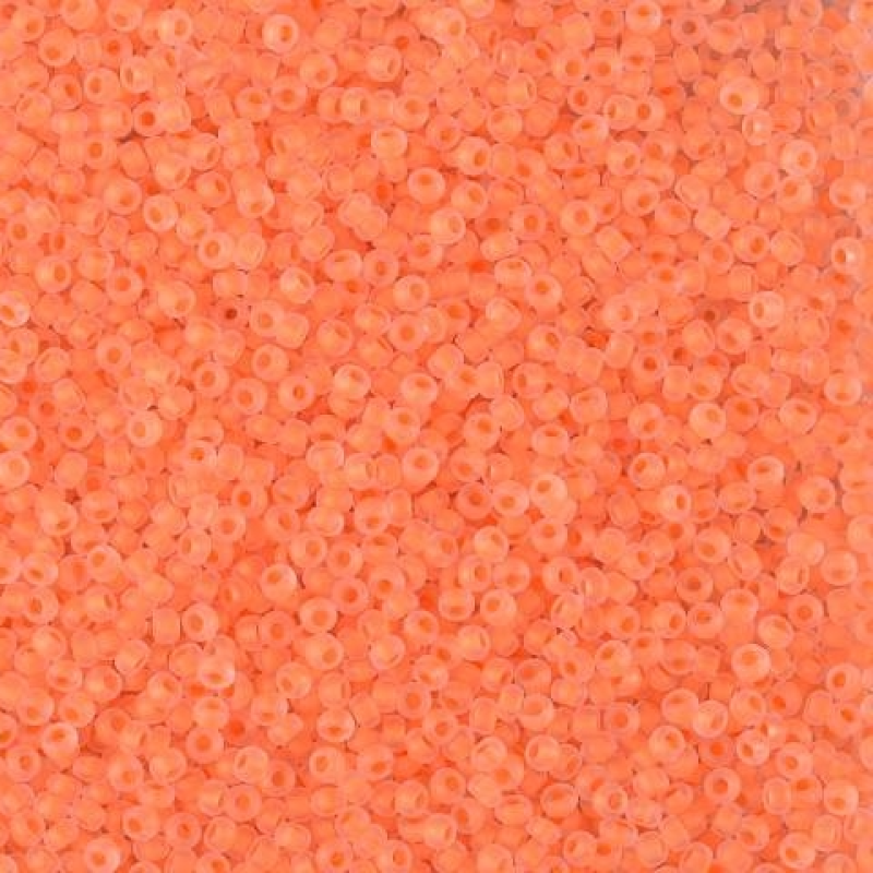 08789 matt бісер №10 Preciosa (Чехія) 5 грамів. Прозорий матовий неоновий