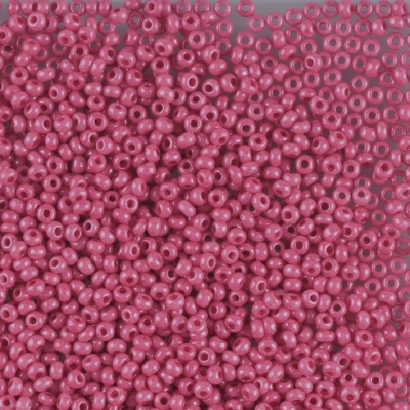 16198 бісер №10 Preciosa (Чехія) 5 грамів. Алебастровий перламутровий