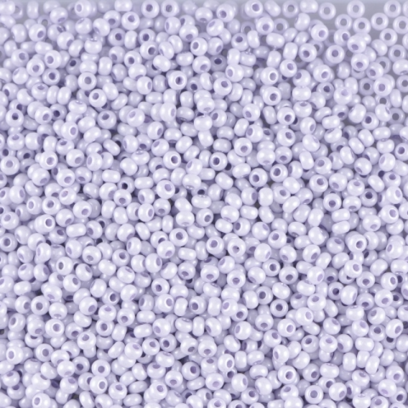 16726 бісер №10 Preciosa (Чехія) 5 грамів. Алебастровий перламутровий