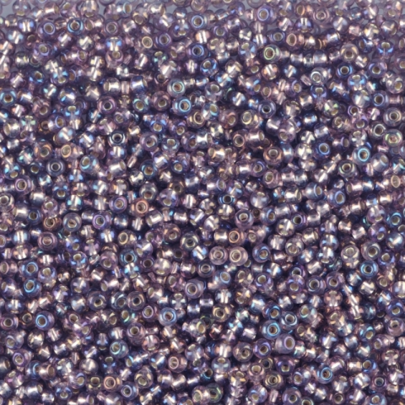 27019 бісер №10 Preciosa (Чехія) 5 грамів. Блискучий райдужний