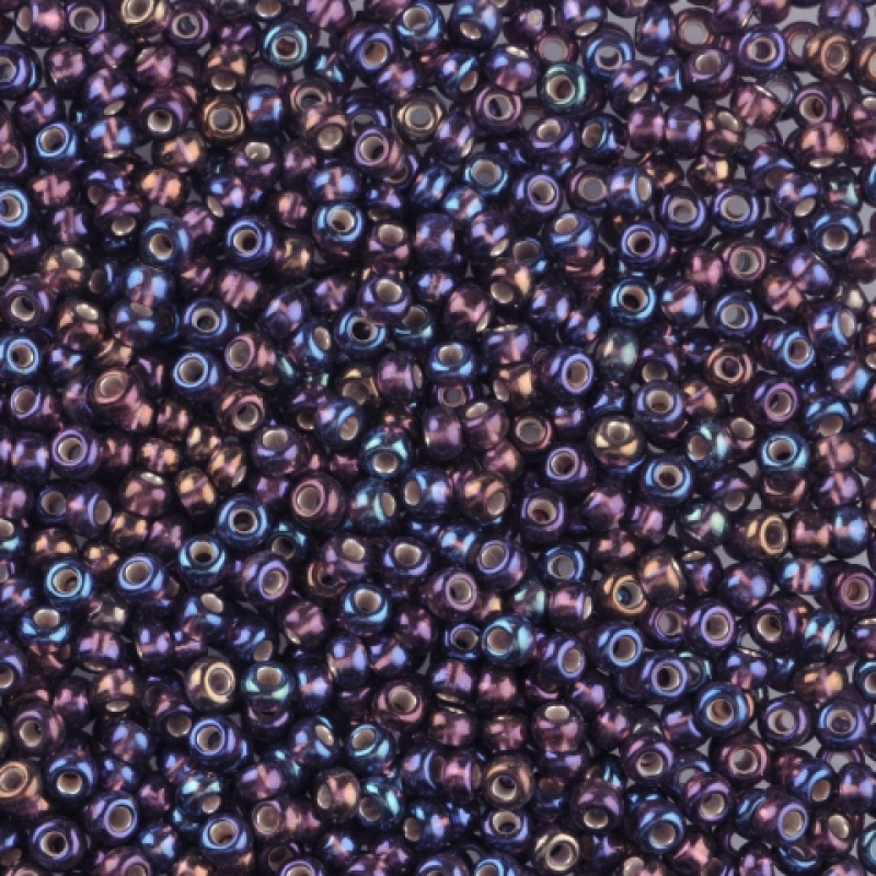 27089 бісер №10 Preciosa (Чехія) 5 грамів. Блискучий райдужний