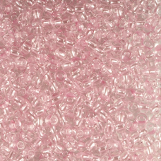 38298 бісер №10 Preciosa (Чехія) 5 грамів. Прозорий з перламутровим профарбуванням