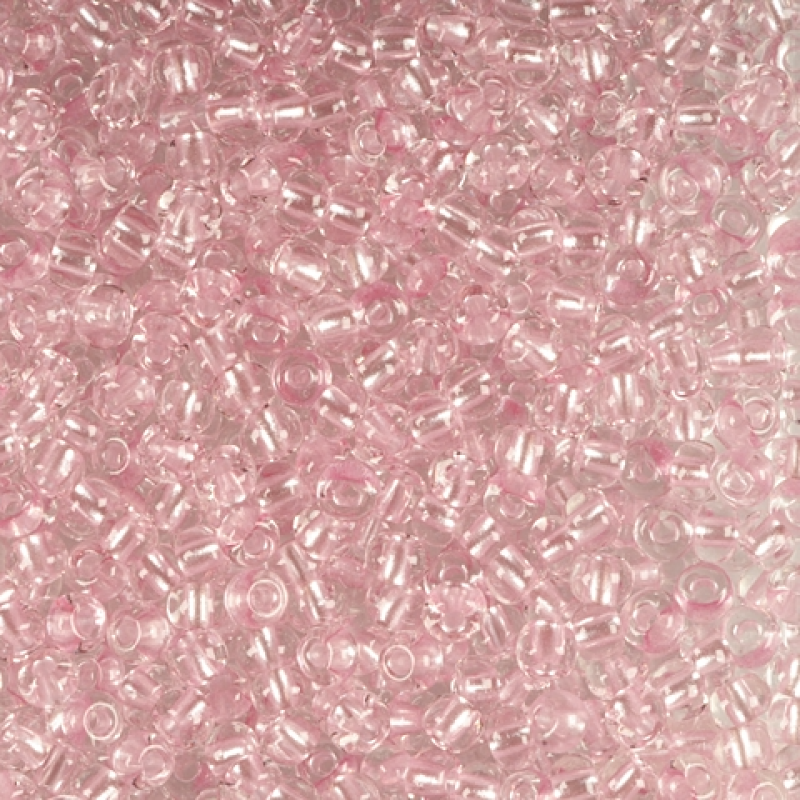 38298 бісер №10 Preciosa (Чехія) 5 грамів. Прозорий з перламутровим профарбуванням