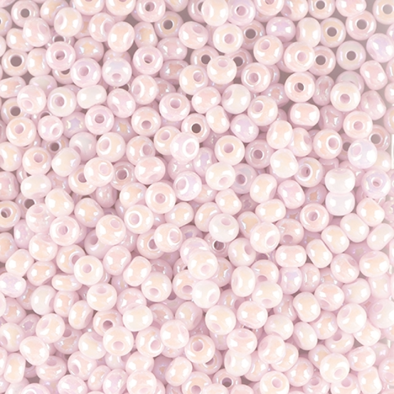 74420 бісер №10 Preciosa (Чехія) 5 грамів.Перламутровий райдужний люкс