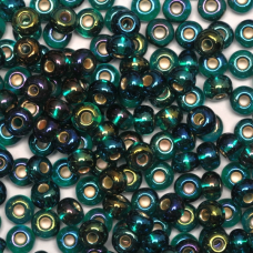 57719 бісер №10 Preciosa (Чехія) 5 грамів. Блискучий райдужний