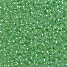 62161 бісер №10 Preciosa (Чехія) 5 грамів. Алебастровий перламутр