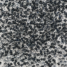 38039 бісер №10 Preciosa (Чехія) 5 грамів. Прозорий профарбований сірий