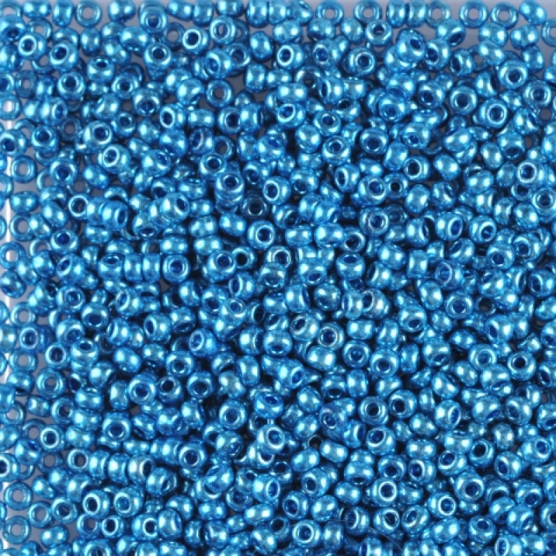 18336 бісер №10 Preciosa (Чехія) 5 грамів. Металізований