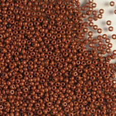 211-10/0-13600 Бісер Чехія (натуральний, коричневий), упаковка 50 грамів