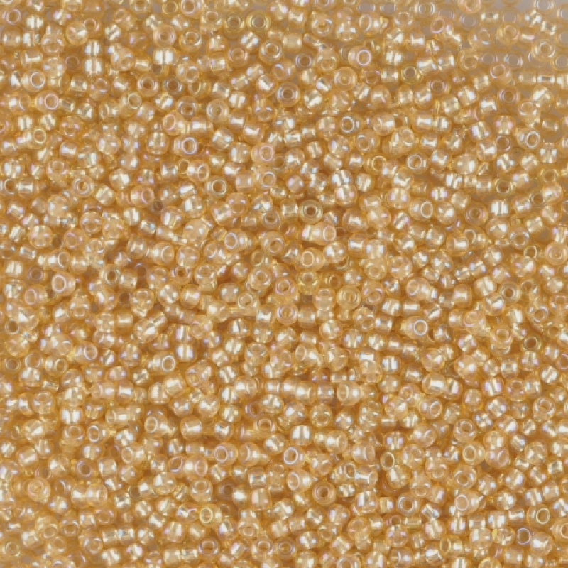 17029 бісер №10 Preciosa (Чехія) 5 грамів. Блискучий райдужний