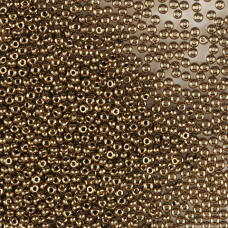 59142 бісер №10 Preciosa (Чехія) 5 грамів. Металізований люкс