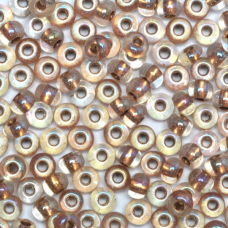 68505 бісер №10 Preciosa (Чехія) 5 грамів. Прозорий райдужний профарбований