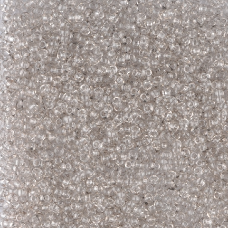 01241-10/0 Бісер Чехія (кристалічний, сірий), упаковка 50 грамів