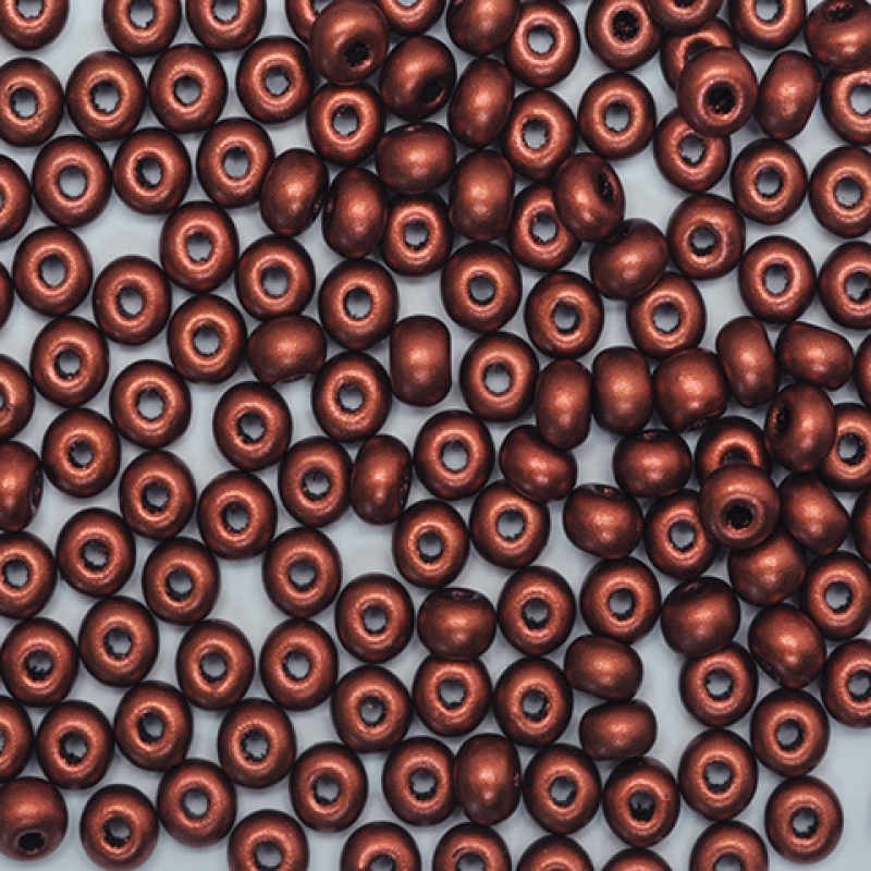 01750 бісер №10 Preciosa (Чехія) 5 грамів. Металізований