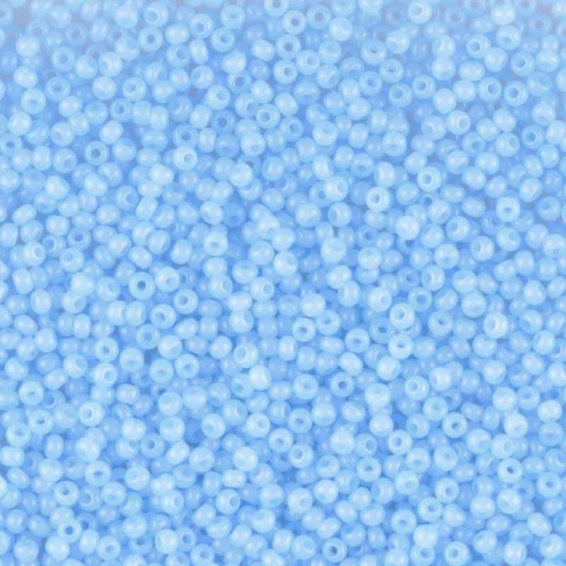 02232 бісер №10 Preciosa (Чехія) 5 грамів. Алебастровий