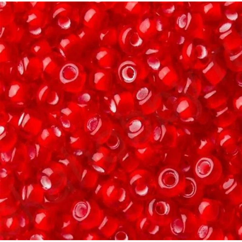 95076 бісер №10 Preciosa (Чехія) 5 грамів. Мелований червоний 95076 бісер №10 Preciosa (Чехія) 5 грамів. Мелований червоний