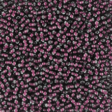 25086-10/0 Бісер Чехія (мелований, аметистовий темний), упаковка 50 грамів