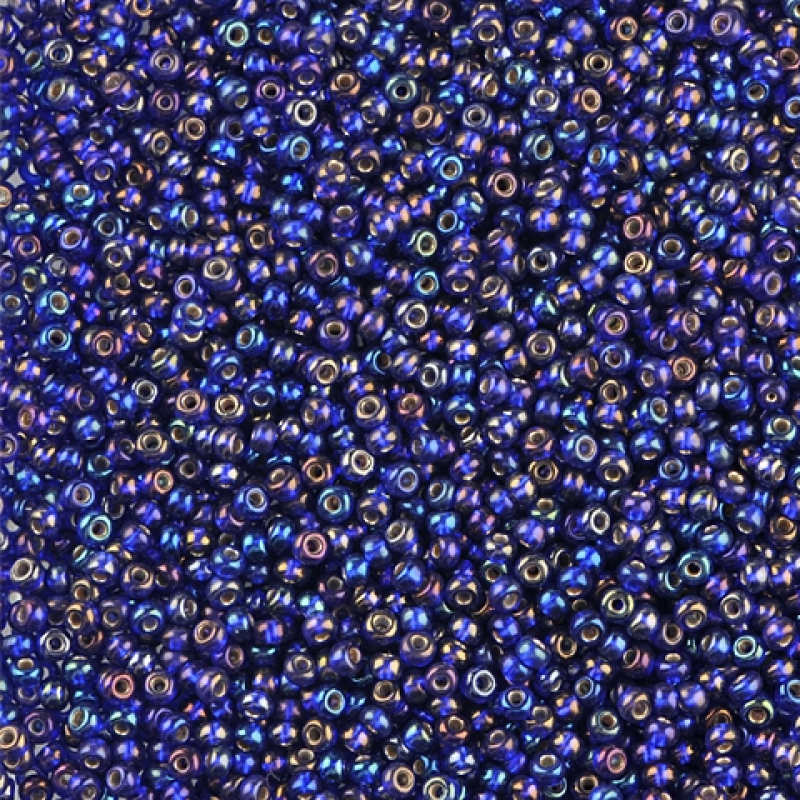 37109 бісер №10 Preciosa (Чехія) 5 грамів. Блискучий райдужний