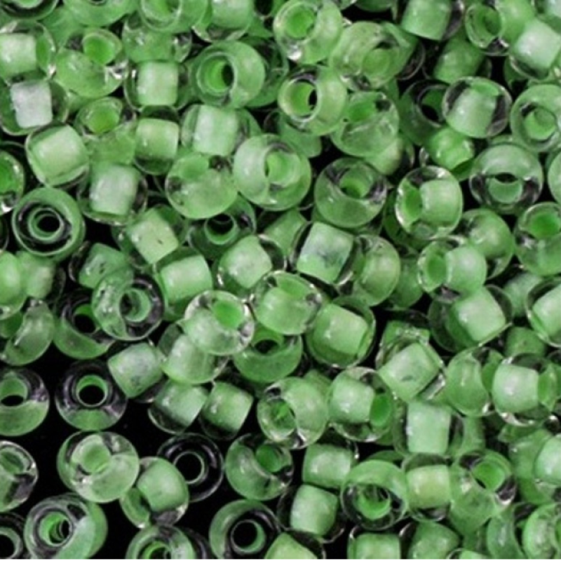 38054 бісер №10 Preciosa (Чехія) 5 грамів. Прозорий профарбований