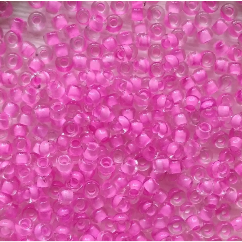 38075 бісер №10 Preciosa (Чехія) 5 грамів. Прозорий профарбований