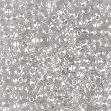382PD бісер №10 Preciosa (Чехія) 5 грамів. Глазурований сірий з перламутровим профарбуванням