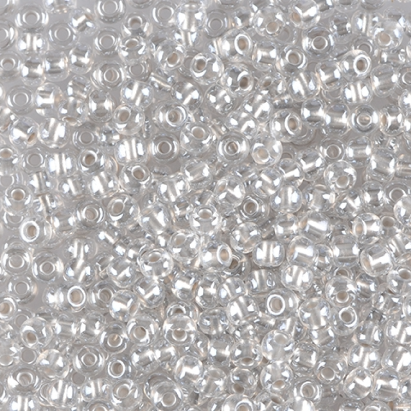 382PD бісер №10 Preciosa (Чехія) 5 грамів. Глазурований сірий з перламутровим профарбуванням