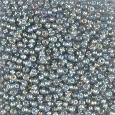 47019 бісер №10 Preciosa (Чехія) 5 грамів. Блискучий райдужний сірий темний