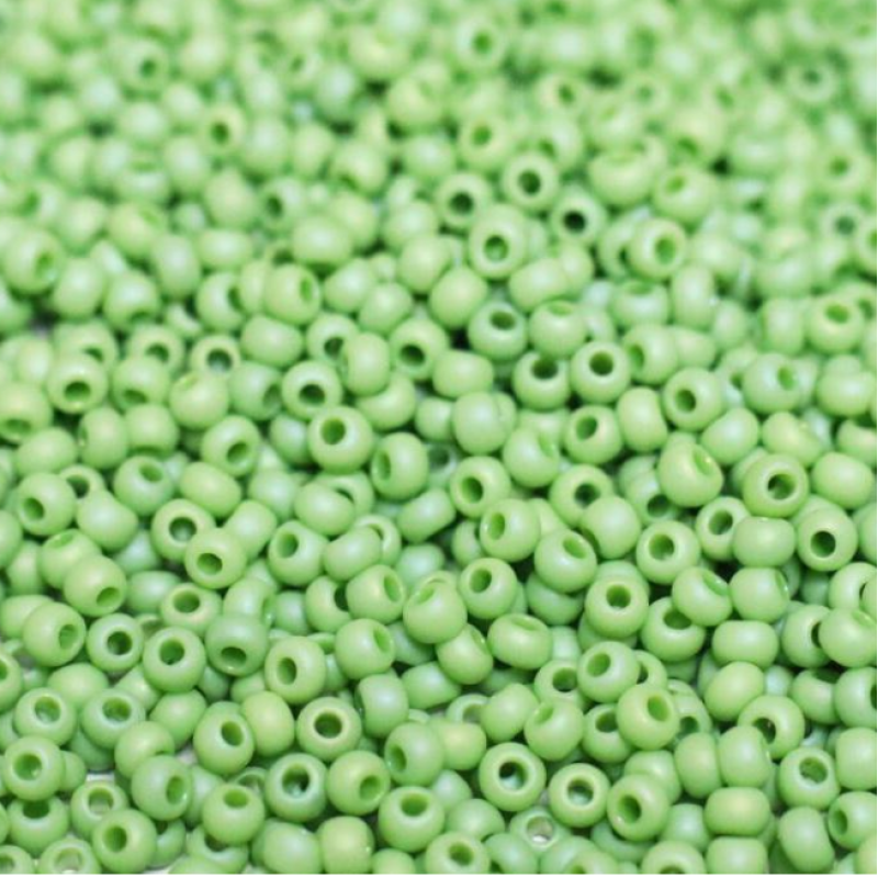 54310 matt бісер №10 Preciosa (Чехія) 5 грамів. Натуральний матовий райдужний