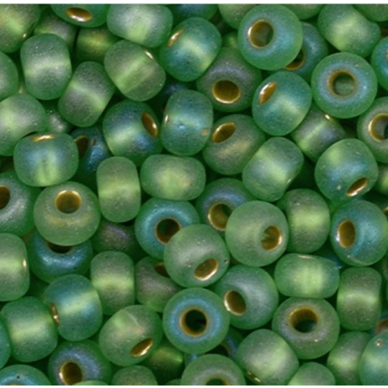 57439 matt бісер №10 Preciosa (Чехія) 5 грамів. Блискучий матовий райдужний