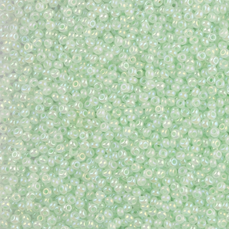 57552 бісер №10 Preciosa (Чехія) 5 грамів. Перламутровий райдужний