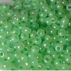 57556 бісер №10 Preciosa (Чехія) 5 грамів. Перламутровий райдужний